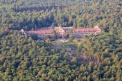 Rundflug über Beelitz Heilstätten / alte Lungen Kliniken