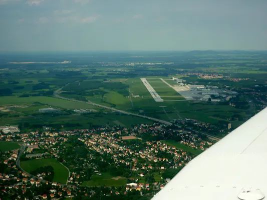Gästeflug ab Riesa über Meißen,Dresden, Sächsische Schweiz und Moritzburg