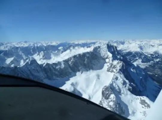 Segelflug in die Alpen