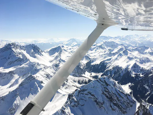 Kurzer Alpen- und Bodenseerundflug