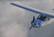 Flug zur Skyline Frankfurt