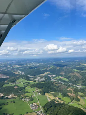 Rundflug über das Ruhrgebiet