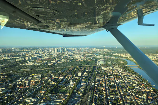 Unvergesslicher ❤️ Skyline 🏙️ Rundflug 🛩️