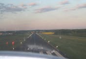 Anflug auf Frankfurt-Egelsbach