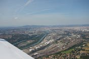 Abflug von Lyon-Bron