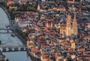 Regensburg Altstadt - Hubschrauber Rundflug