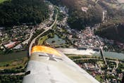 Flug zum Fliegerkollegen