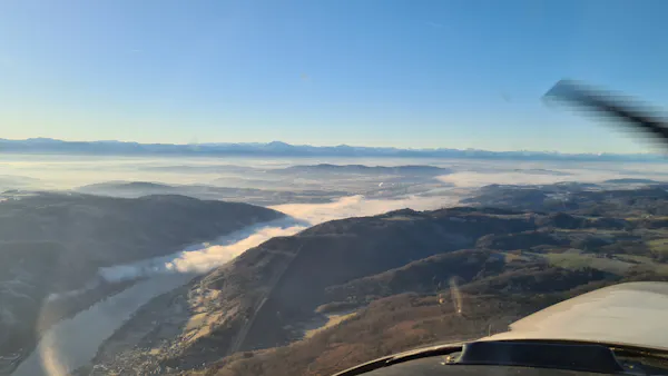 Rundflug Krems - Wachau - Stift Melk - Maria Taferl - Stift Götweig - Krems