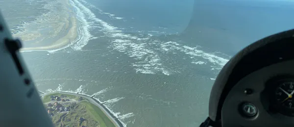 Ostfriesland von oben - 2 Fluggäste