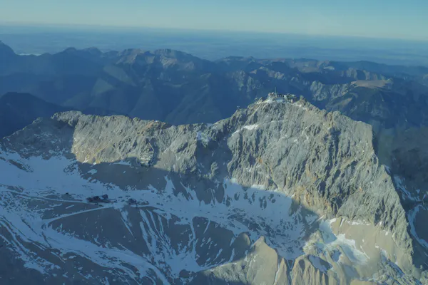 Zugspitze mit Neuschwanstein und Ehrenberg (ca. 1h 10)