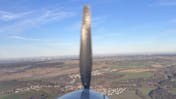 Schnupperflug als Passagier eines kleinen Flugzeugs