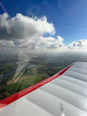 Düsseldorf und Duisburg von Oben