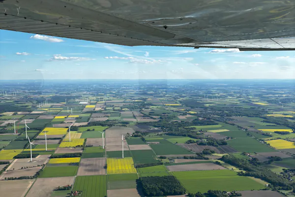 Rundflug ab Ganderkesee über Oldenburg