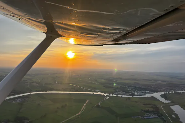 Norddeutschland im Abendlicht – Rundflug zum Träumen