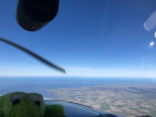 Von Ganderkesee nach Borkum – Nordseeflug zur westlichsten deutschen Insel