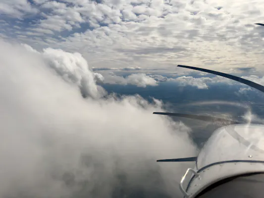 Rundflug übers Ruhrgebiet.