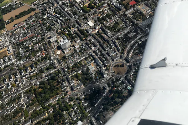 Düren aus der Vogelperspektive