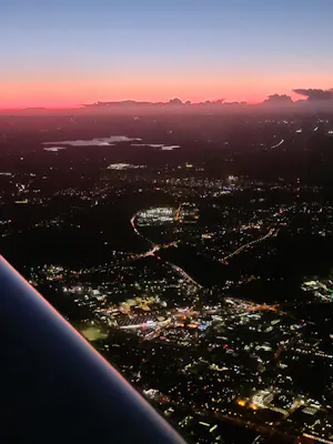 Nachtflug nach Hamburg