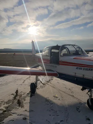 Flug entlang der grünen Hauptstadt