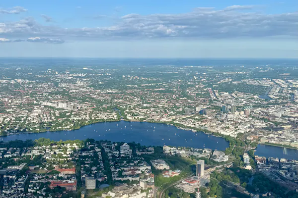 Die schönste Stadt Deutschlands aus der Vogelperspektive