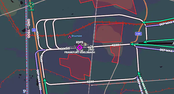 Platzrunden in Egelsbach (Frankfurt am Main)