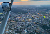 Rundflug über Leipzig