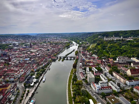 Hubschrauberrundflug über Würzburg🚁
