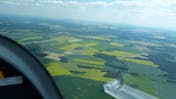 Rundflug über die schöne Innenstadt von Bremen; Start in Rotenburg