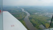 Rundflug über Hamburg, Hafen, Alster, Elfi