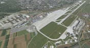 Rundflug über Stuttgart, Schloss Solitude, dem Flughafen und Tübingen
