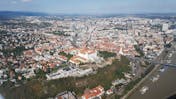 Rundflug über Bratislava